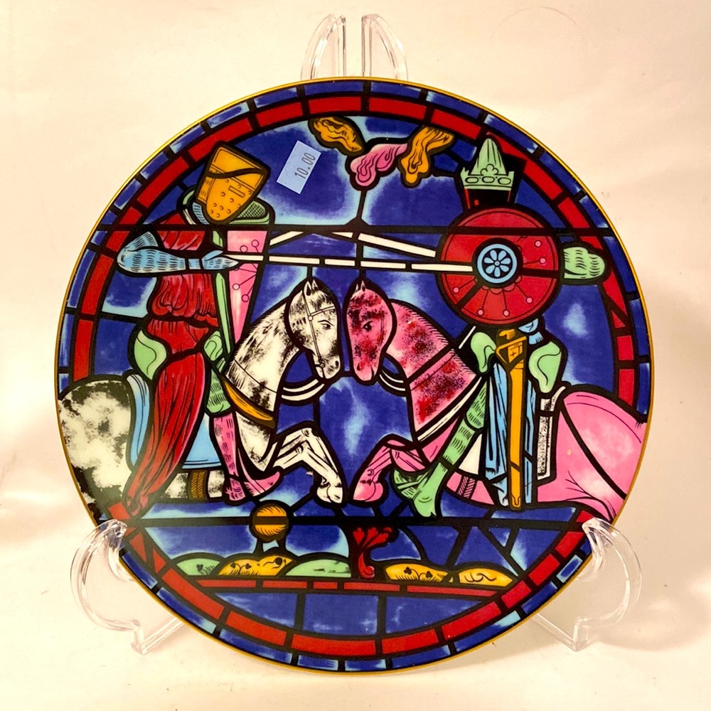 The Annual CARTIER Cathedral Plate ~CHARTRES~ VTG 1st Issue LE Limoges France!